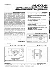 DataSheet MAX3055 pdf